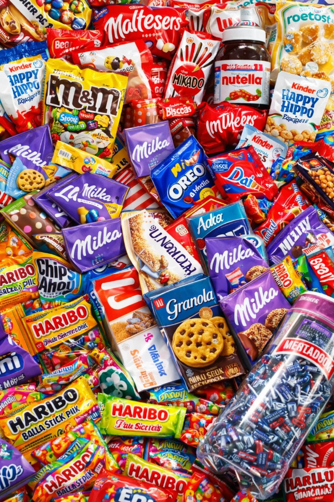 Haribo, fini, Milka, m&amp;ms